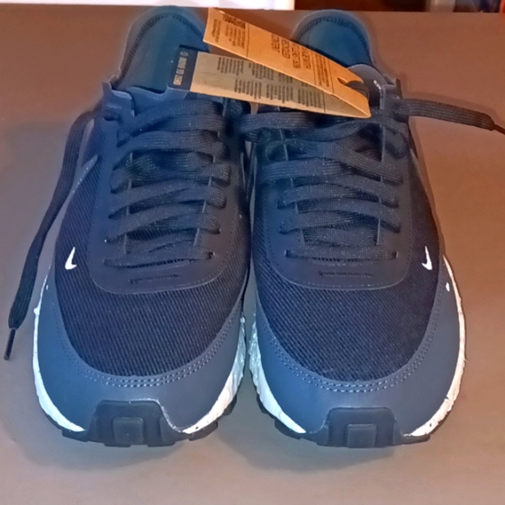 Nike Waffle One Crater Black Grey Fog Sneakers Men's Size 11